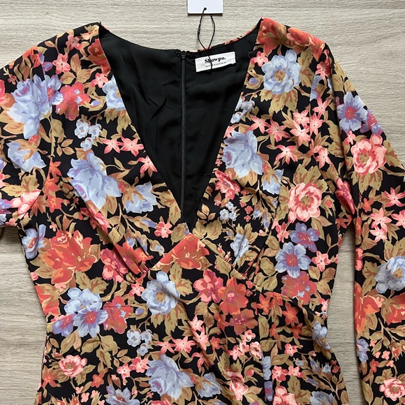 Showpo Floral Long Dress - Picture 2 of 5